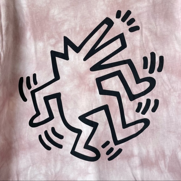 Keith Haring Tie Dye Tee Size Small - Picture 3 of 4